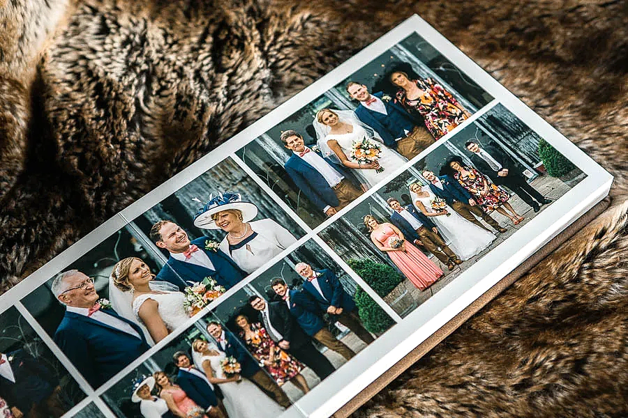 wedding album pages detail