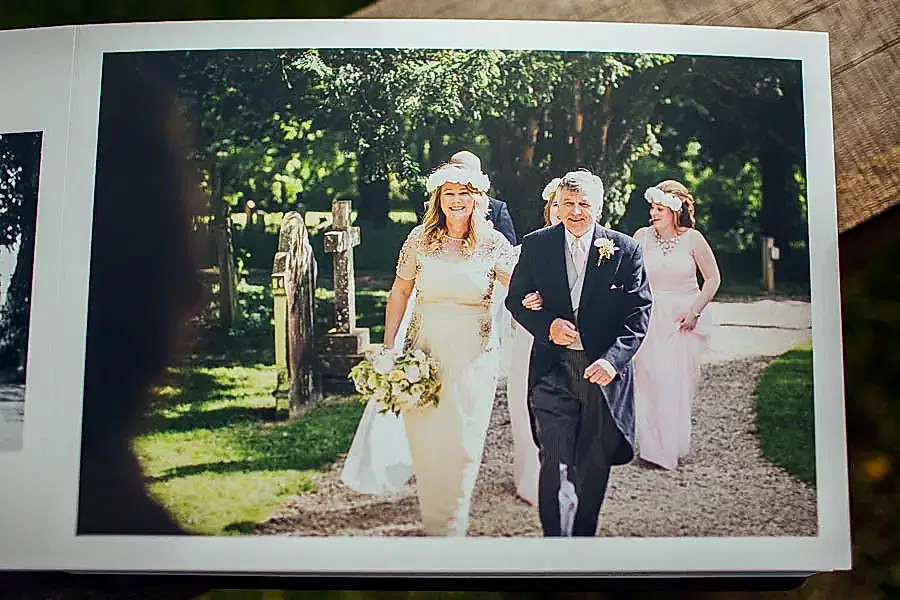 wedding album page detail