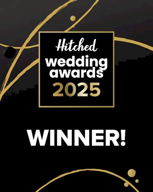 Award winning wedding videographer recognized by Hitched 2025